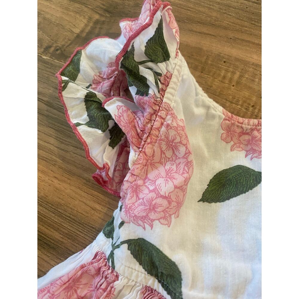 Pink Chicken Girls' Liv Hydrangea Print Dress Little Kid SZ 4T - Picture 3 of 7